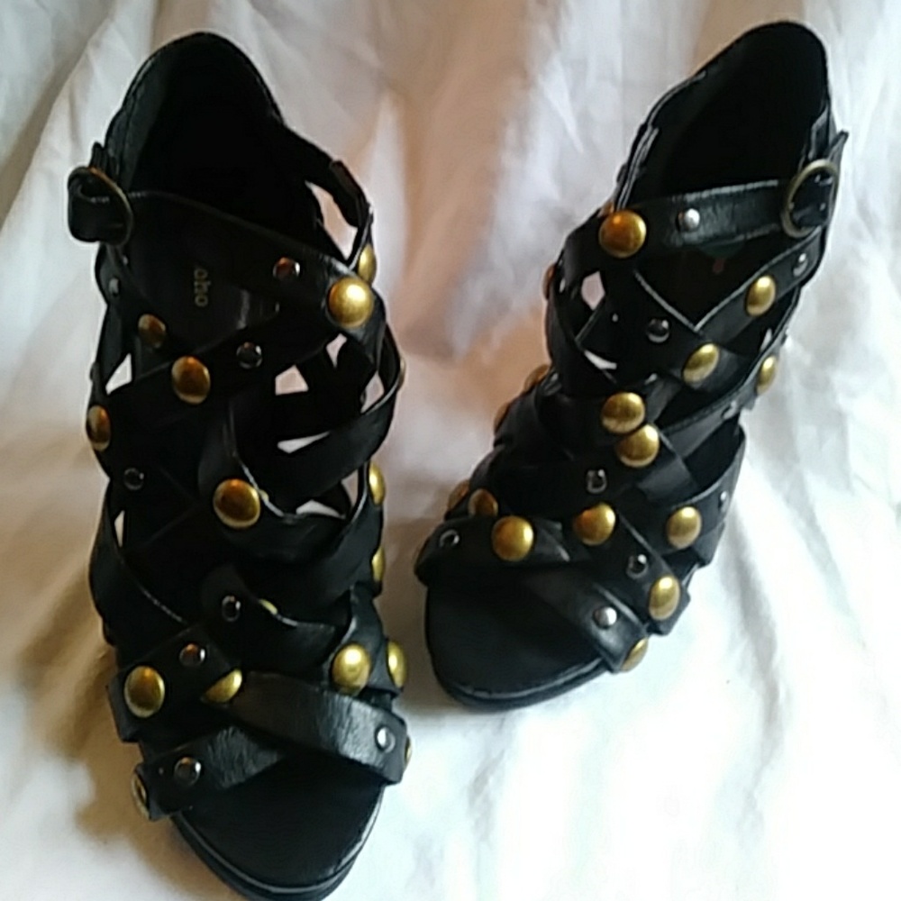 Zigi SoHo heeled leather sandals-sz 8